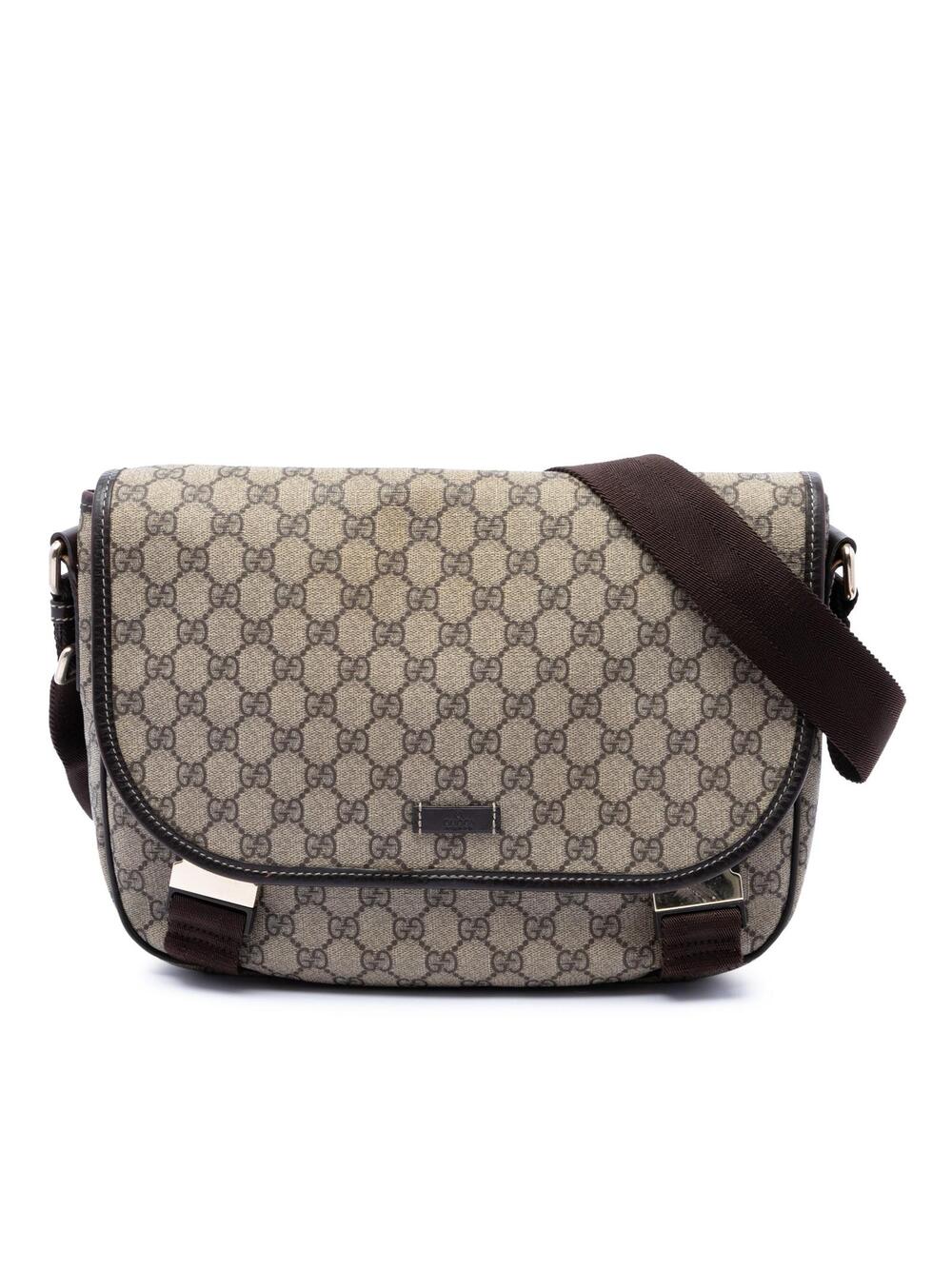 Gucci Gg Supreme Crossbody Pre-Loved #361347G57B